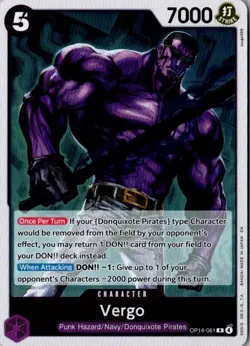 ONE PIECE English Vergo Foil OP14-061 The Azure Sea's Seven - Image 1