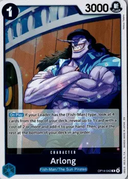 ONE PIECE English Arlong Foil OP14-042 The Azure Sea's Seven - Image 1