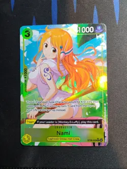 🏴‍☠One Piece Is Real Egghead Nami ST29-008 Alt Art Foil Lets Go!!🏴‍☠ - Image 1