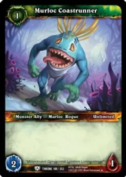 Murloc Coastrunner - Throne of the Tides - World of Warcraft TCG - Image 1