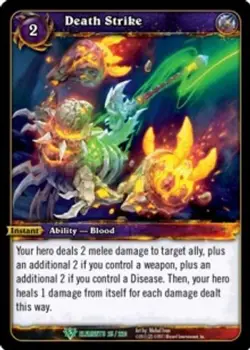 Death Strike - War of the Elements - World of Warcraft TCG - Image 1