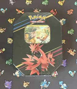 Pokemon TCG Crown Zenith Tin Galarian Zapdos Sword & Shield - New Factory Sealed - Image 1