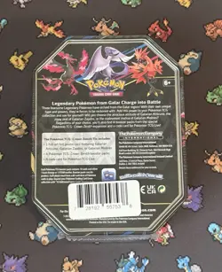Pokemon TCG Crown Zenith Tin Galarian Zapdos Sword & Shield - New Factory Sealed - Image 2