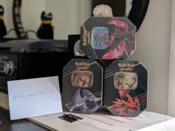 Pokemon TCG: Crown Zenith Tin Set of 3 - Galarian Articuno Zapdos Moltres SEALED - Image 1