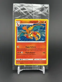 2020 Pokemon Special Delivery Charizard SWSH075 Holo SWSH Promo Cards (SEALED) - Image 1