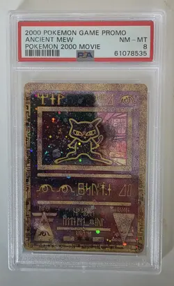2000 Pokemon Game Promo Ancient Mew 2000 Movie PSA 8 - Image 1