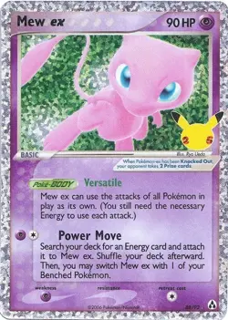 Mew ex - 88/92 - Pokemon Celebrations Classic Collection Ultra Rare Card NM - Image 1