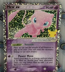 Pokemon TCG Cards Mew ex 88/92 Celebrations Classic Collection Near Mint - Image 2