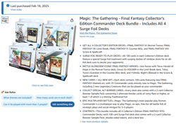 Magic: The Gathering Final Fantasy Collector’s Edition Commander Deck Bundle NEW - Image 3