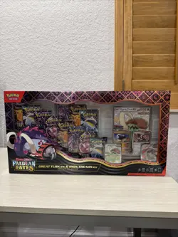 Pokemon TCG: Paldean Fates Great Tusk ex & Iron Threads ex Premium Collection - Image 1
