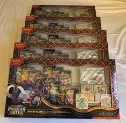 Pokemon TCG Paldean Fates Great Tusk Iron Threads Ex Premium Collection Lot of 5 - Image 3