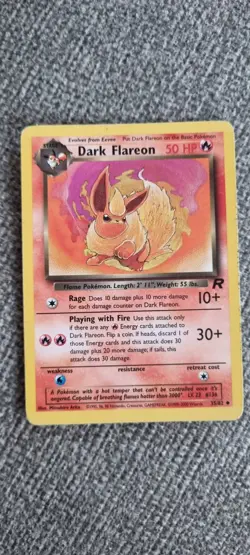 Dark Flareon - Pokemon TCG - MP - Uncommon - Team Rocket 35/82 - Image 1