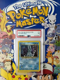 Suicune Neo Revelation 14/64 Holo PSA 7 NM TCG Pokemon Card - Image 1