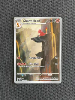 Charmeleon NM LP 169 IR SV Scarlet & Violet 151 MEW Pokemon TCG Card - Image 2