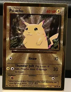 Pikachu - (Celebrations Metal Card) 058/102 Miscellaneous Cards & Products Holo - Image 1