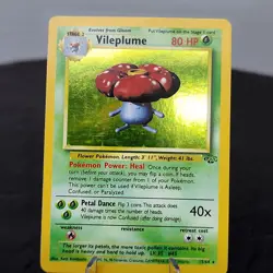 Vileplume 15/64 Holo Rare Jungle Set Pokemon Card WOTC Vintage 1999 TCG LP ⭐ - Image 1