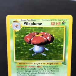 Vileplume 15/64 Holo Rare Jungle Set Pokemon Card WOTC Vintage 1999 TCG LP ⭐ - Image 3