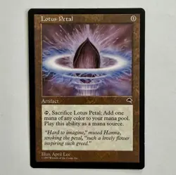 Lotus Petal - Tempest (1997) - LP - MTG Artifact - Vintage Magic Card - Copy 4 - Image 1