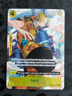 Sanji ST29-004 Parallel Starter Deck Promo One Piece Card English Alt Art NM - Image 1