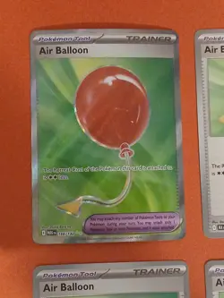 Pokemon Black Bolt Air Balloon 079/086 Tool Cards x4 Playset 1 Reverse Holo - Image 2