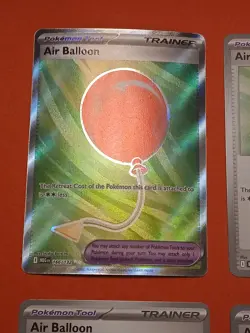 Pokemon Black Bolt Air Balloon 079/086 Tool Cards x4 Playset 1 Reverse Holo - Image 3