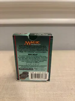 Magic the Gathering Way Wild deck Box w/ Manual No Mtg 7th Edition Cards - Image 4