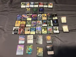 MTG Full Art/ Borderless/ Unique Art Magic The Gathering Card Lot+ Xtras! - Image 1