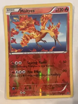 Pokemon Card - Moltres Next Destinies 14/99 Holo Rare - Image 1