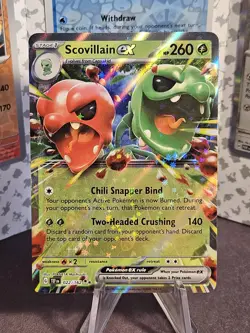 Pokemon TCG - Card Scovillain Ex 022/162 - Temporal Forces Double Rare Holo -- - Image 1