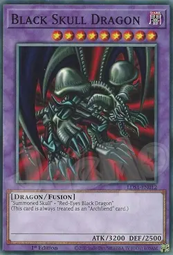 Yugioh - Black Skull Dragon - 1st Edition LP - Plus Free Holo Card - Image 1