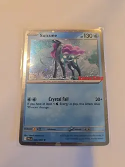 GameStop Stamped Suicune Promo Pokemon Card Release Day Promo - Image 1