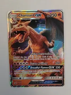Charizard GX SM195 - Sun & Moon Black Star Promo Holo Pokemon Card TCG NM - Image 1