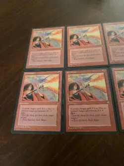 8x Pyroblast- Ice Age- Mtg Magic The Gathering Cards- Playset- NM - Image 4