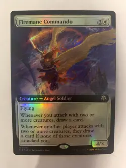 Firemane Commando (Extended Art) Commander: March of the Machine Foil - Image 1