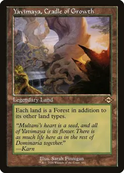 ~1x Yavimaya Cradle of Growth RETRO x1 ~NM~ MH2 Magic the Gathering MtG~ - Image 1