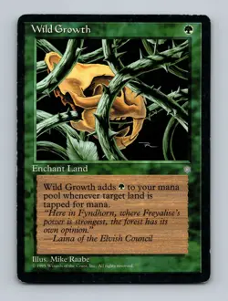 Wild Growth Ice Age Non-Foil MTG HP - Image 1