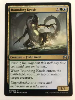 MTG Magic Origins Bounding Krasis 212/272 LP - Image 1