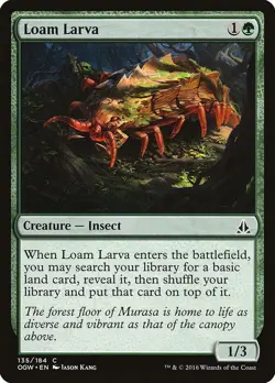 LOAM LARVA X 4 N/M- OATH OF GATEWATCH MAGIC THE GATHERING - Image 1