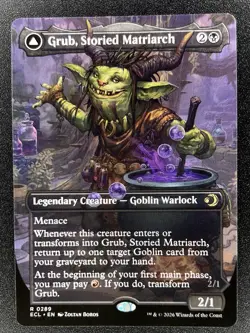 Grub, Storied Matriarch / Grub, Notorious Auntie R 0289 MTG: Lorwyn Eclipsed NM - Image 1