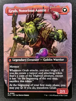 Grub, Storied Matriarch / Grub, Notorious Auntie R 0289 MTG: Lorwyn Eclipsed NM - Image 2