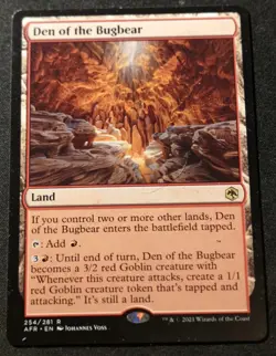 Den Of The Bugbear - AFR - MTG - EN - NM - 254/281 - Image 1