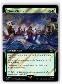 Elven Chorus (Extended Art) (Surge Foil) 775 Universes Beyond: The Lord of the R - Image 1