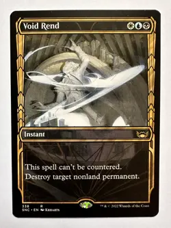 MTG Void Rend - Rare - Showcase - SNC 338 - NM+ - Image 1