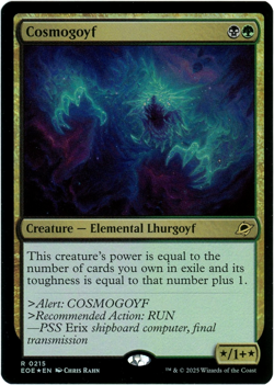 Cosmogoyf (Foil) - 0215 - Edge of Eternities - MTG - NM/M Ships now - Image 1