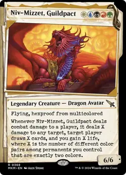 Niv-Mizzet, Guildpact (#368) (Showcase) MKM - Rare - MTG Magic Pack fresh - Image 1