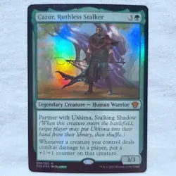 Cazur, Ruthless Stalker 005/322 Commander 2020 Foil Magic The Gathering - Image 1