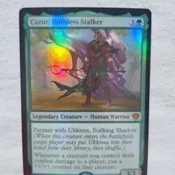 Cazur, Ruthless Stalker 005/322 Commander 2020 Foil Magic The Gathering - Image 2