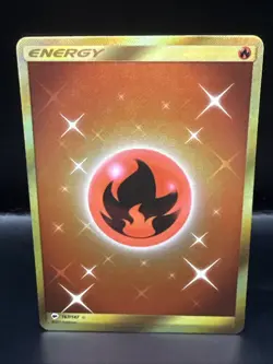 Pokemon Fire Energy 167/147 Secret Rare Burning Shadows Pokemon Card - Image 2