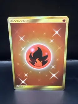 Pokemon Fire Energy 167/147 Secret Rare Burning Shadows Pokemon Card - Image 3
