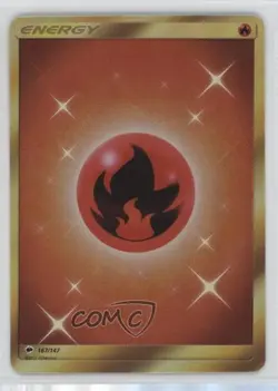 Secret - Fire Energy Pokemon Sun & Moon Burning Shadows #167 - Image 1